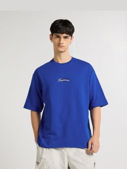 Weezy - Premium Royal Blue Temptations Oversized T-Shirt