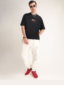 Weezy - Premium Jet Black Trust You Oversized T-Shirt