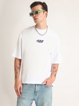 Weezy - Premium White Grace Oversized T-Shirt
