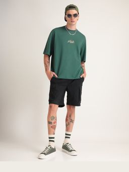 Weezy - Premium Emerald Green Pride Devil Oversized T-Shirt