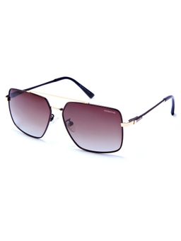 HASHTAG EYEWEAR - Unisex Full Rim Polarized & 100 UV Protected Navigator Brown Lens Sunglasses (59)