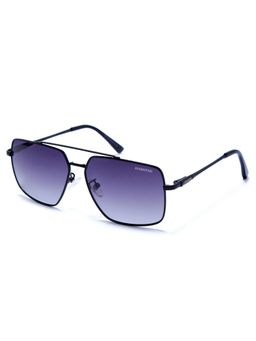HASHTAG EYEWEAR - Unisex Full Rim Polarized & 100 UV Protected Aviator Blue Lens Sunglasses (59)
