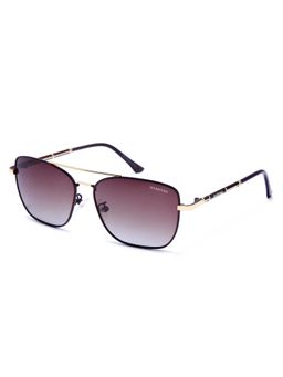 HASHTAG EYEWEAR - Unisex Full Rim Polarized & 100 UV Protected Navigator Brown Lens Sunglasses (59)