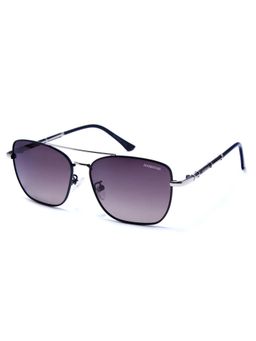HASHTAG EYEWEAR - Unisex Full Rim Polarized & 100 UV Protected Navigator Grey Lens Sunglasses (59)