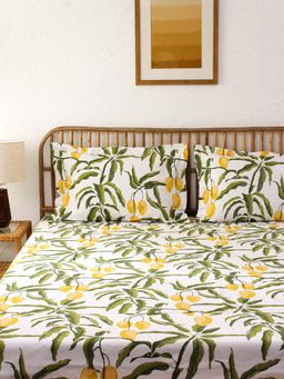 House This - Bed Sheet Set Amra Yellow Set of 2