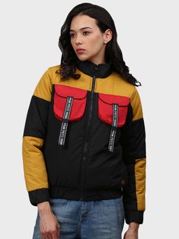 Campus Sutra - Multi-color Solid Jacket