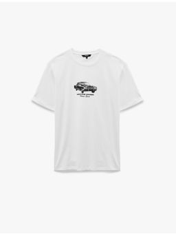 Koton - Car Printed T-Shirt - White