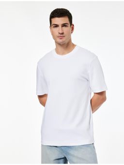 Koton - Crew Neck T-Shirt - White