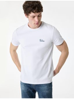 Koton - Printed T-Shirt - White