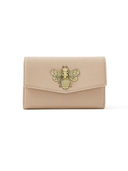 Accessorize London - Women'S Faux Leather Nude Britney Bee Wallet