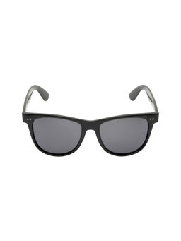 KOSCH ELEMENTE - Men Black Wayfarer Shape Sunglasses with Polarised Lenses