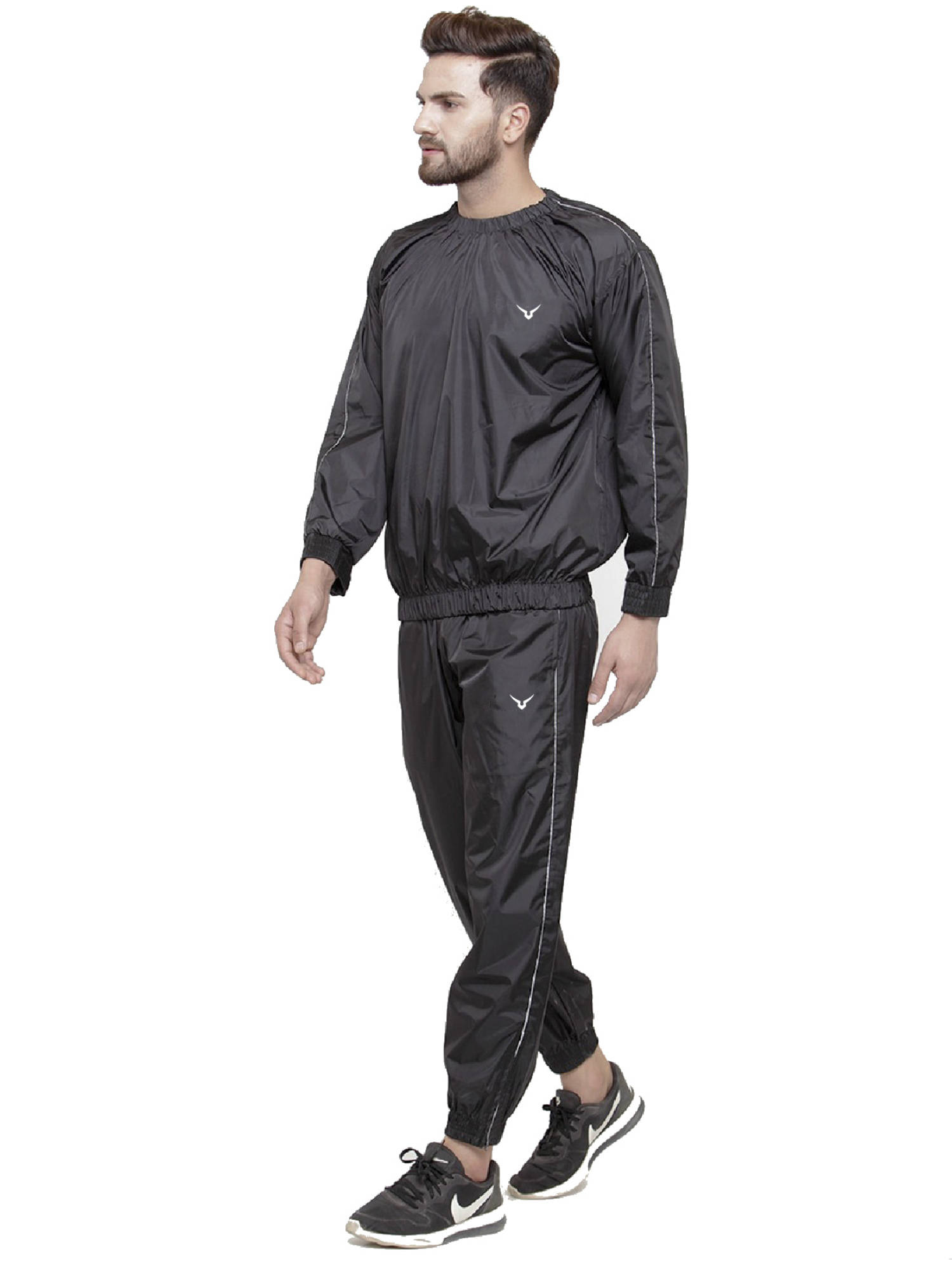 Buy INVINCIBLE Black Unisex Pro Sauna Suit (Set of 2) Online