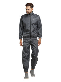 INVINCIBLE - Graphite Unisex Pro Deluxe Sauna Suit (Set of 2)