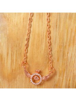 Salty - Women Lucifer Ring Wing Stone Necklace