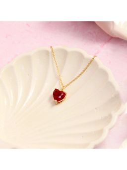 Salty - Women Aries Red Heart Necklace