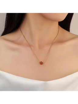 Salty - Women Roundy Red Heart Necklace