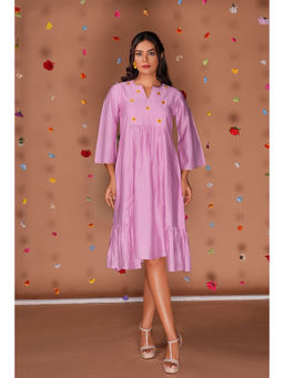Tangerine by ASFA - Lavender Knee Dress