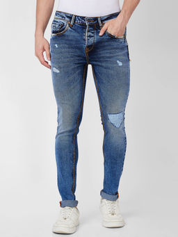 Spykar - Low Rise Slim Fit Blue Jeans for Men