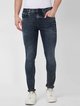 Spykar - Low Rise Slim Fit Blue Jeans for Men