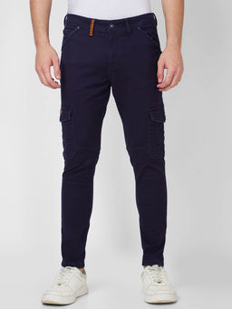 Spykar - Mid Rise Regular Fit Blue Jeans for Men