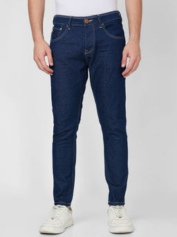 Spykar - Mid Rise Regular Fit Blue Jeans for Men