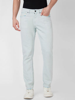 Spykar - Mid Rise Comfort Fit Blue Jeans for Men