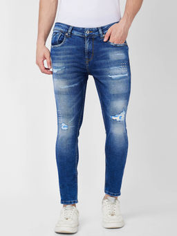 Spykar - Mid Rise Blue Jeans for Men