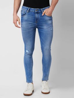 Spykar - Mid Rise Blue Jeans for Men