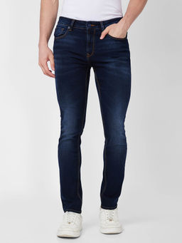 Spykar - Mid Rise Comfort Fit Blue Jeans for Men