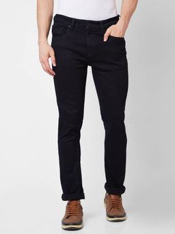 Spykar - Mid Rise Regular Fit Blue Jeans for Men
