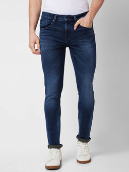 Spykar - Low Rise Slim Fit Blue Jeans for Men