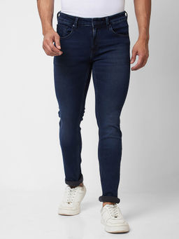 Spykar - Low Rise Slim Fit Blue Jeans for Men