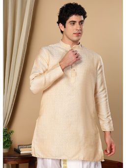 TATTVA - Beige Self Design Kurta