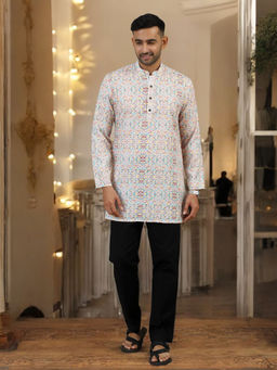 TATTVA - Multi-Color Abstract Kurta