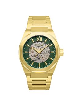 Earnshaw - Clark Skeleton Automatic Green Round Dial Mens Watch - ES-8183-99
