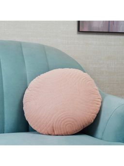 HomeTown - Pop Modern Rainbow Quilted Filled Cushion 40 Cm in Blush Colour