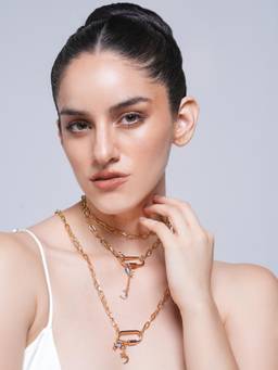 CAO JEWELLERY - Multi-Layer Star Moon Pendant Necklace