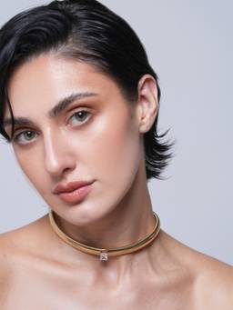 CAO JEWELLERY - Elastic Thick Chain Necklace