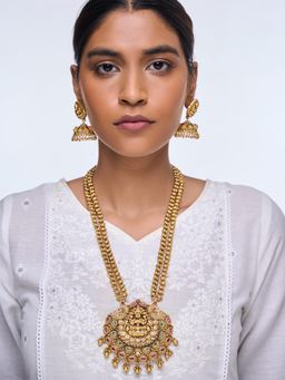 CAO JEWELLERY - Heavy Matar Mala Lakshmi Jewellery Set