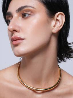 CAO JEWELLERY - Gold Plated Open Choker Necklace