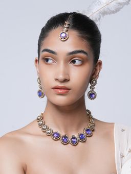 CAO JEWELLERY - Short Designer Firestone Jewellery Set