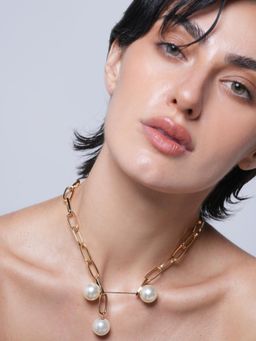 CAO JEWELLERY - Water Droplet Pearl Necklace
