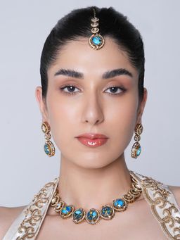 CAO JEWELLERY - Short Designer Firestone Jewellery Set