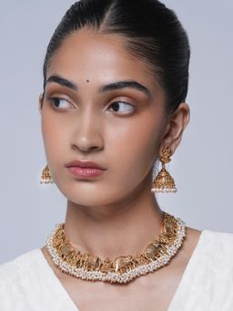 CAO JEWELLERY - Antique Elephant Design Jewellery Set