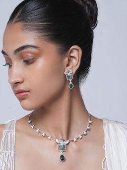 CAO JEWELLERY - Sleek Green Ad Jewellery Set