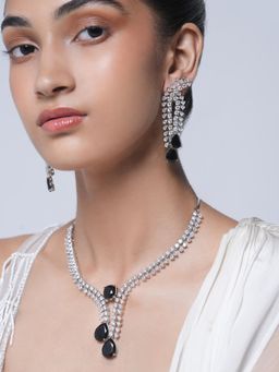 CAO JEWELLERY - Black Designer Ad Jewellery Set