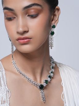 CAO JEWELLERY - Heavy Green Ad Jewellery Set