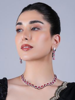 CAO JEWELLERY - Single Line Black Polish Ad Jewellery Set