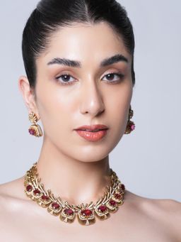 CAO JEWELLERY - Mehendi Polish Designer Ad Jewellery Set