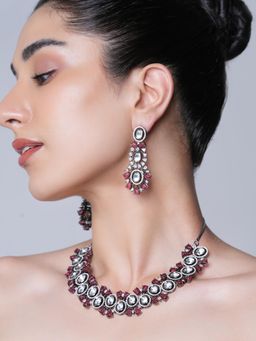 CAO JEWELLERY - Heavy Black Polish Designer Jewellery Set